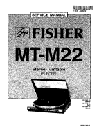 Fisher MTM-22 - Service Manual
